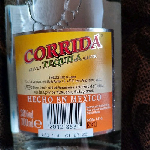 Tequila Corrida, á 0,7 L (38% Vol)