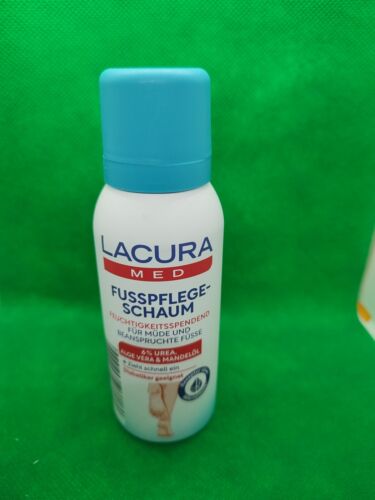 2 x Lacura Med Fusspflegeschaum, á 100 ml; für müde u. beanspruchte Füße