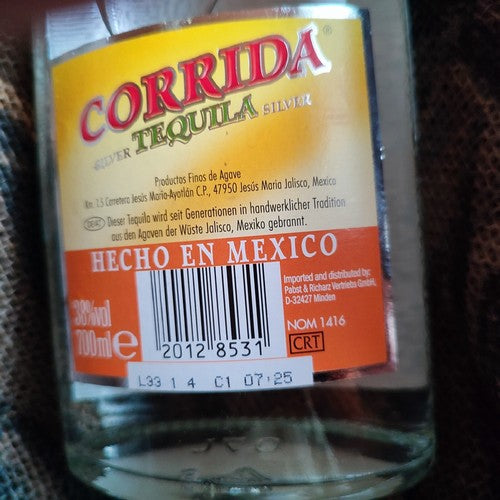 Tequila Corrida, á 0,7 L (38% Vol)