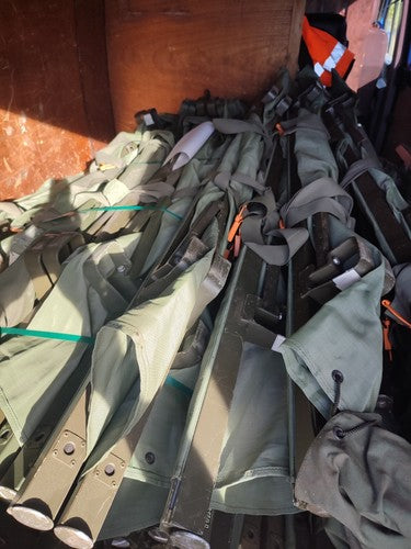 Bundeswehr Krankentrage, Feld, ideal für Camping und Freizeit