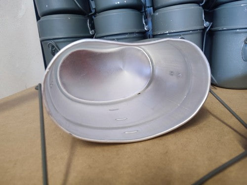 Kochgeschirr, Grau (Alter?, Mit Lackmängel, Innen Optisch Ungebraucht), Je Set