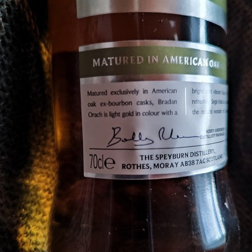 2 x Speyburn Bradan Orach, á 0,7 L (40% Vol; 44,29 €/L)