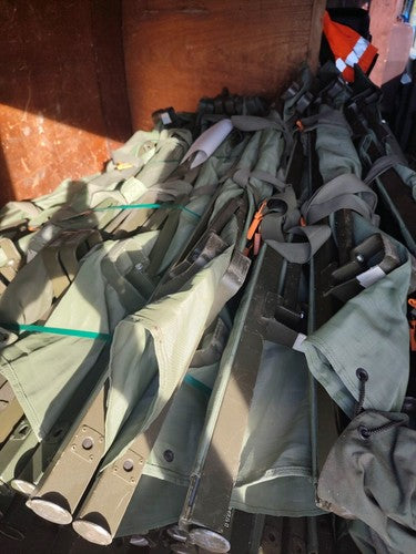 Bundeswehr Krankentrage, Feld, ideal für Camping und Freizeit
