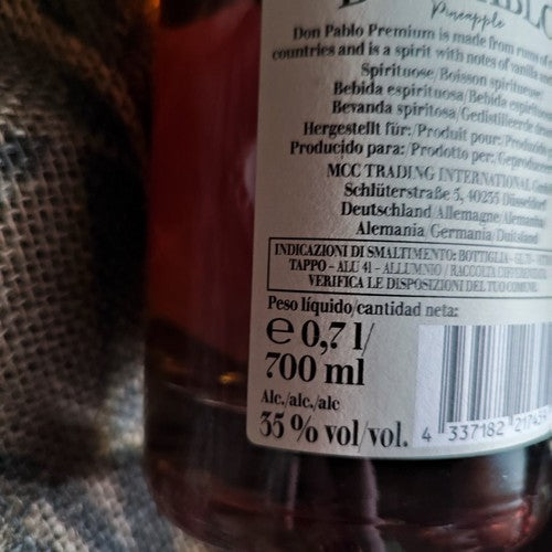 2 x Premium Don Pablo Pineapple, á 0,7 L (35% Vol; 30,00 €/L)