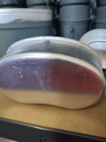 Kochgeschirr, Grau (Alter?, Mit Lackmängel, Innen Optisch Ungebraucht), Je Set