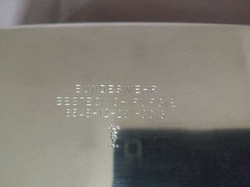 3 x Bundeswehr, Kasten, Chir. Instrumentarium, 6545-12-195-1477, ca. 17x9x3,5 cm