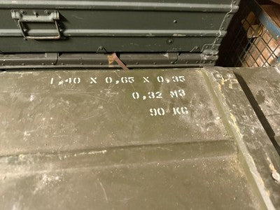 Bundeswehr Tisch, Roe Ausst., in Zargesbox, Vollständig?, Funktion? Ca. 60/70er nur Abholung