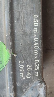 Bundeswehr Zarges-/ Alukiste A5 (ca. 0,62 x 0,42 x 0,27 m); 1960er Jahre