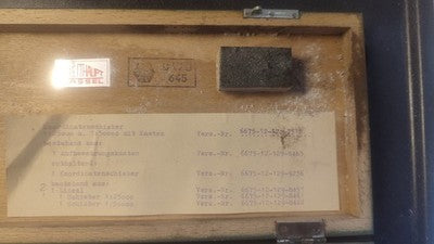 Bundeswehr Breithaupt Koordinatenschieber 1:25000; 1:50000