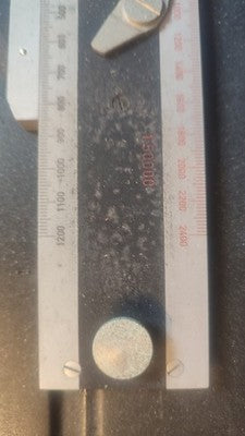 Bundeswehr Breithaupt Koordinatenschieber 1:25000; 1:50000