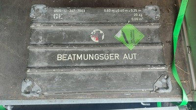 Bundeswehr Zarges-/ Alukiste A5 (ca. 0,62 x 0,42 x 0,27 m); 1960er Jahre