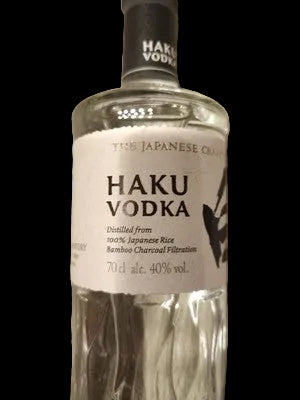 Haku Vodka, The Japanese Craft Vodka (40 % vol.;  á 0,7 l)