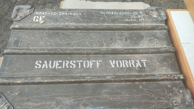 Bundeswehr Zargesbox a 5 mit Mängel; 1960er Jahre, Sammlerstück