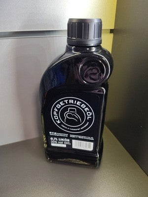 Kopfgetriebeöl T20 Nuss & Karamell Likör, á 0,7 L (20% Vol; 35,71 €/L)