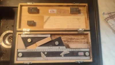 Bundeswehr Breithaupt Koordinatenschieber 1:25000; 1:50000