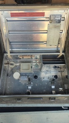 Bundeswehr Zarges-/ Alukiste A5 (ca. 0,62 x 0,42 x 0,27 m); 1960er Jahre