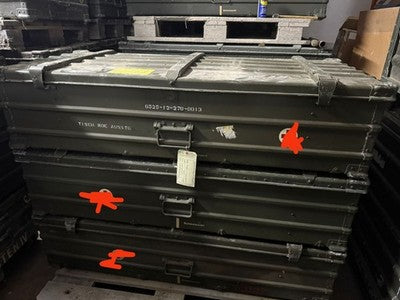 Bundeswehr Tisch, Roe Ausst., in Zargesbox, Vollständig?, Funktion? Ca. 60/70er nur Abholung