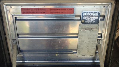 Bundeswehr Zarges-/ Alukiste A5 (ca. 0,62 x 0,42 x 0,27 m); 1960er Jahre