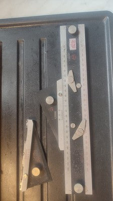 Bundeswehr Breithaupt Koordinatenschieber 1:25000; 1:50000