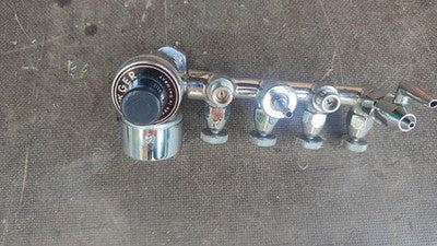 Bundeswehr Verteilerleiste aus Inhalierausstattung; 1960er Jahre