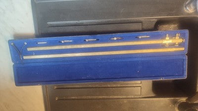 Bundeswehr Zirkelkasten, 70 er Jahre?; Vollständig?; Herst. ECOBRA