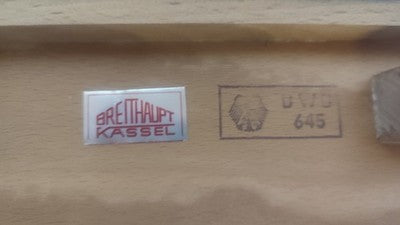 Bundeswehr Breithaupt Koordinatenschieber 1:25000; 1:50000