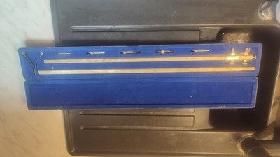 Bundeswehr Zirkelkasten, 70 er Jahre?; Vollständig?; Herst. ECOBRA