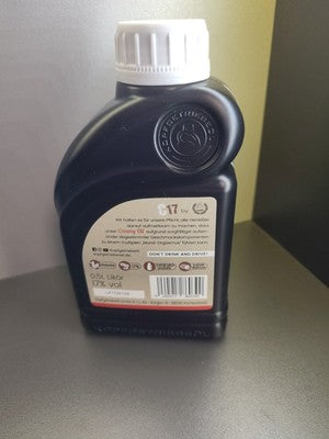 Kopfgetriebeöl C17 Creamy Oil Likör, á 0,5 L (17% Vol; 64,29 €/L) + 3 x 0,02 l