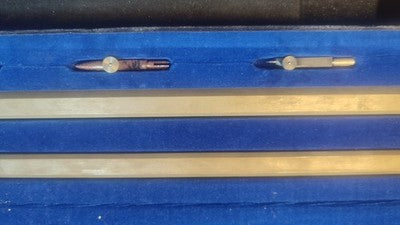 Bundeswehr Zirkelkasten, 70 er Jahre?; Vollständig?; Herst. ECOBRA