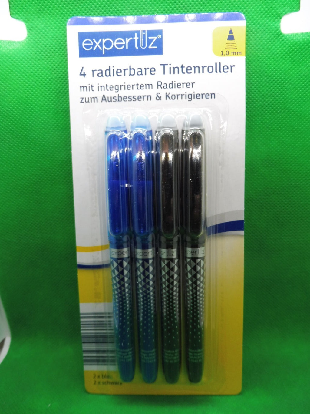 expertiz® Radierbarer Tintenroller; 1,0 mm Schreibspitze od. Nachfüllpackung