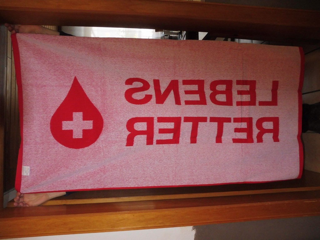 10 x Handtuch Lebensretter (DRK ca. 70x140)