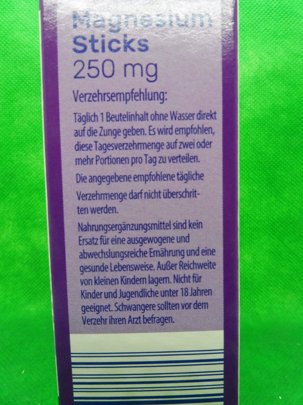 10 x Vitalis® Magnesium Sticks 250 mg, je 20 Bt. á 1,5 g; Waldfrucht (76,67€/kg)