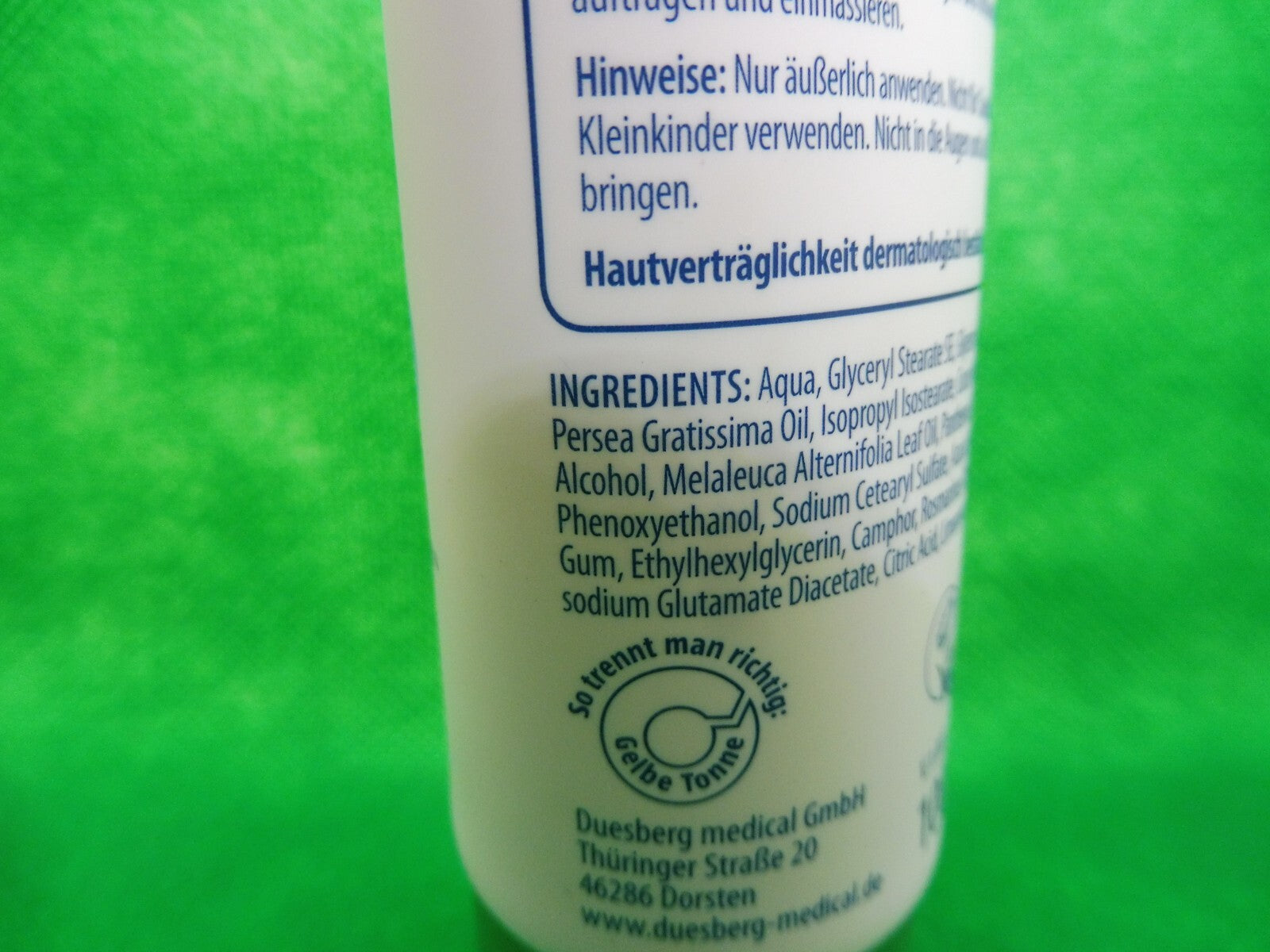 1 x Ombia Med Fusscreme, á 100 ml, mit Teebaumöl (90,00 €/l)