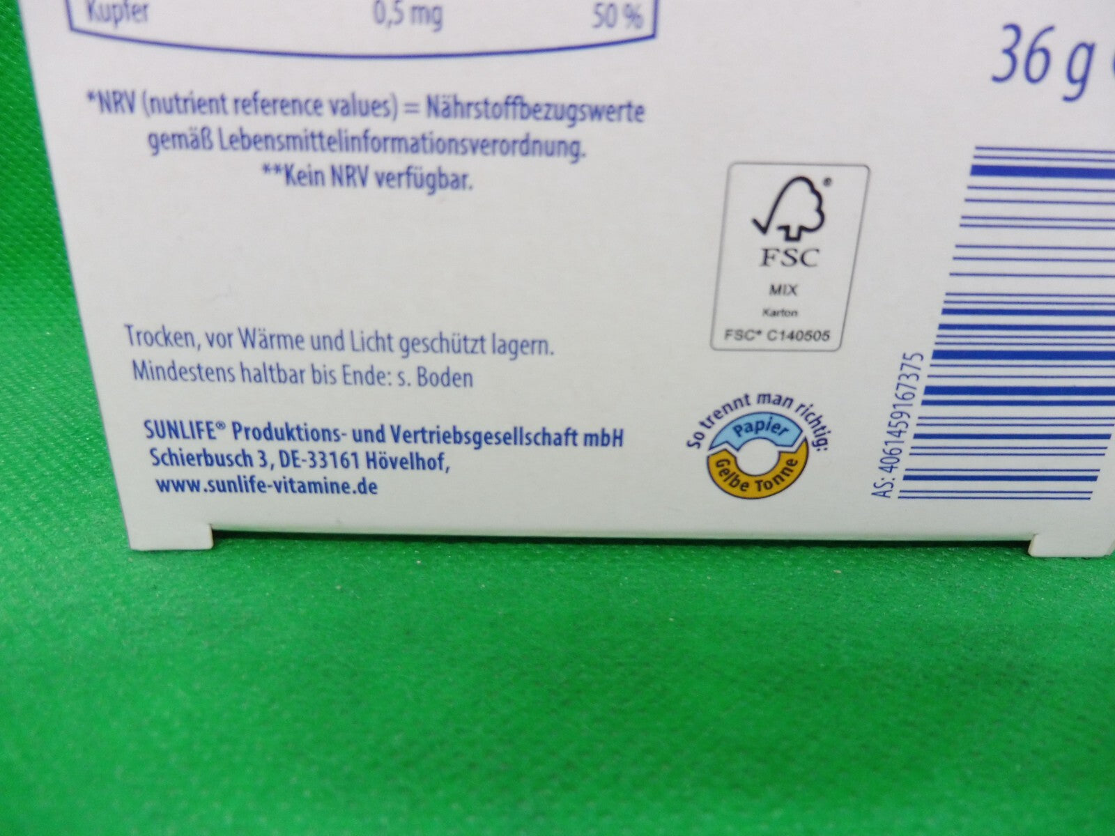 Vitalis® Hyaluron Sticks, je PG: 18 Sticks á 2 g = 36 g, (MHD: 05.2026)
