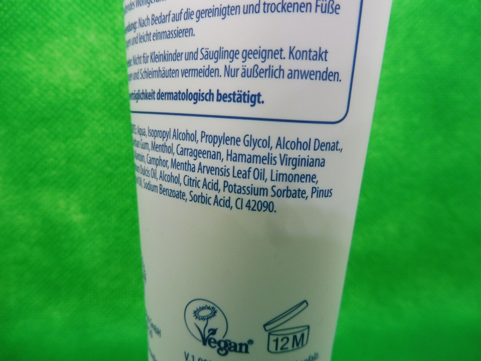 2 x Ombia Med Fuss- & Bein-Eisgel, á 100 ml, mit Zauber-Nussextrakt & Menthol