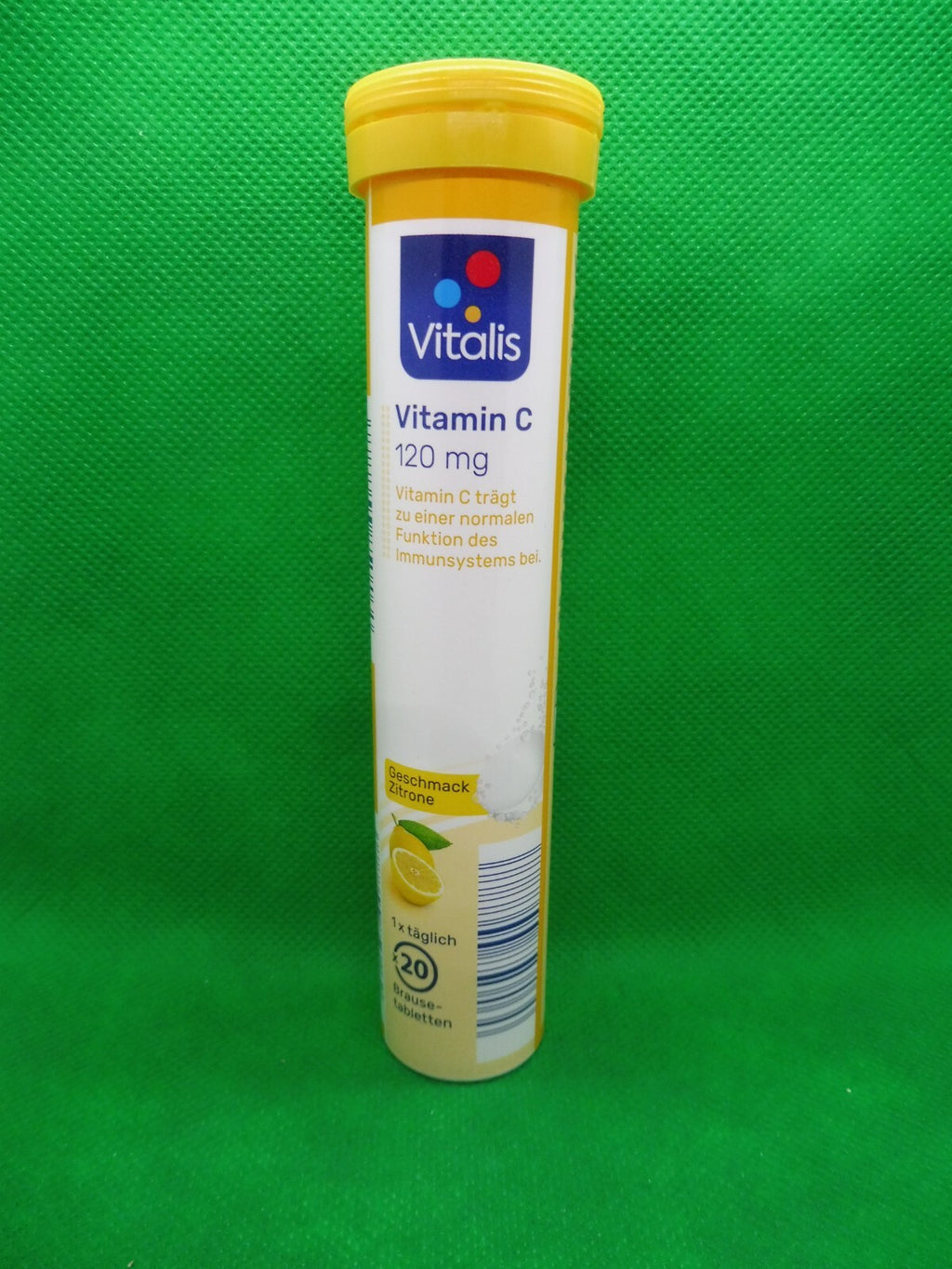 12 x Vitalis® Vitamin C, 120 mg; Geschmack Zitrone