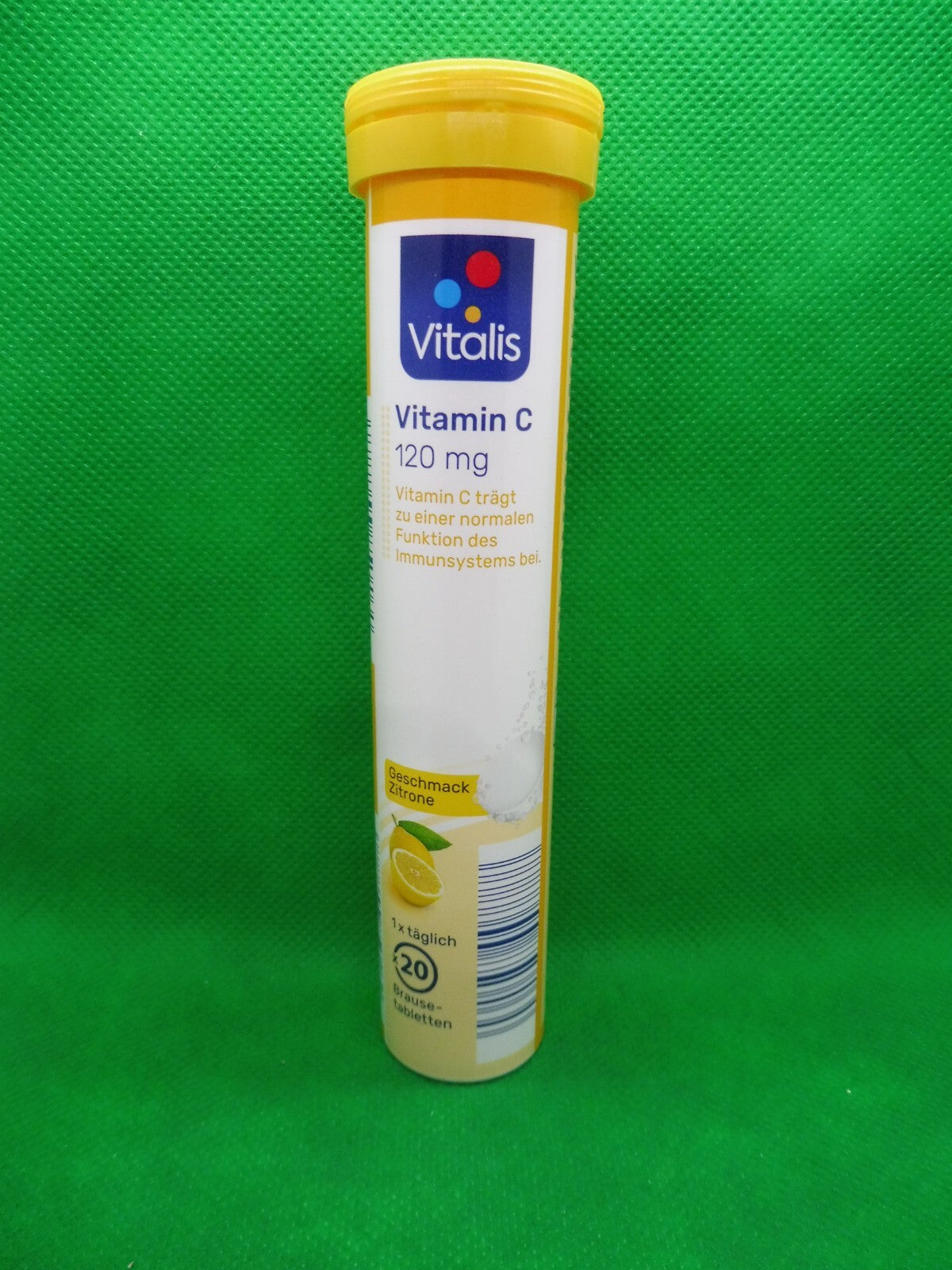 12 x Vitalis® Vitamin C, 120 mg; Geschmack Zitrone