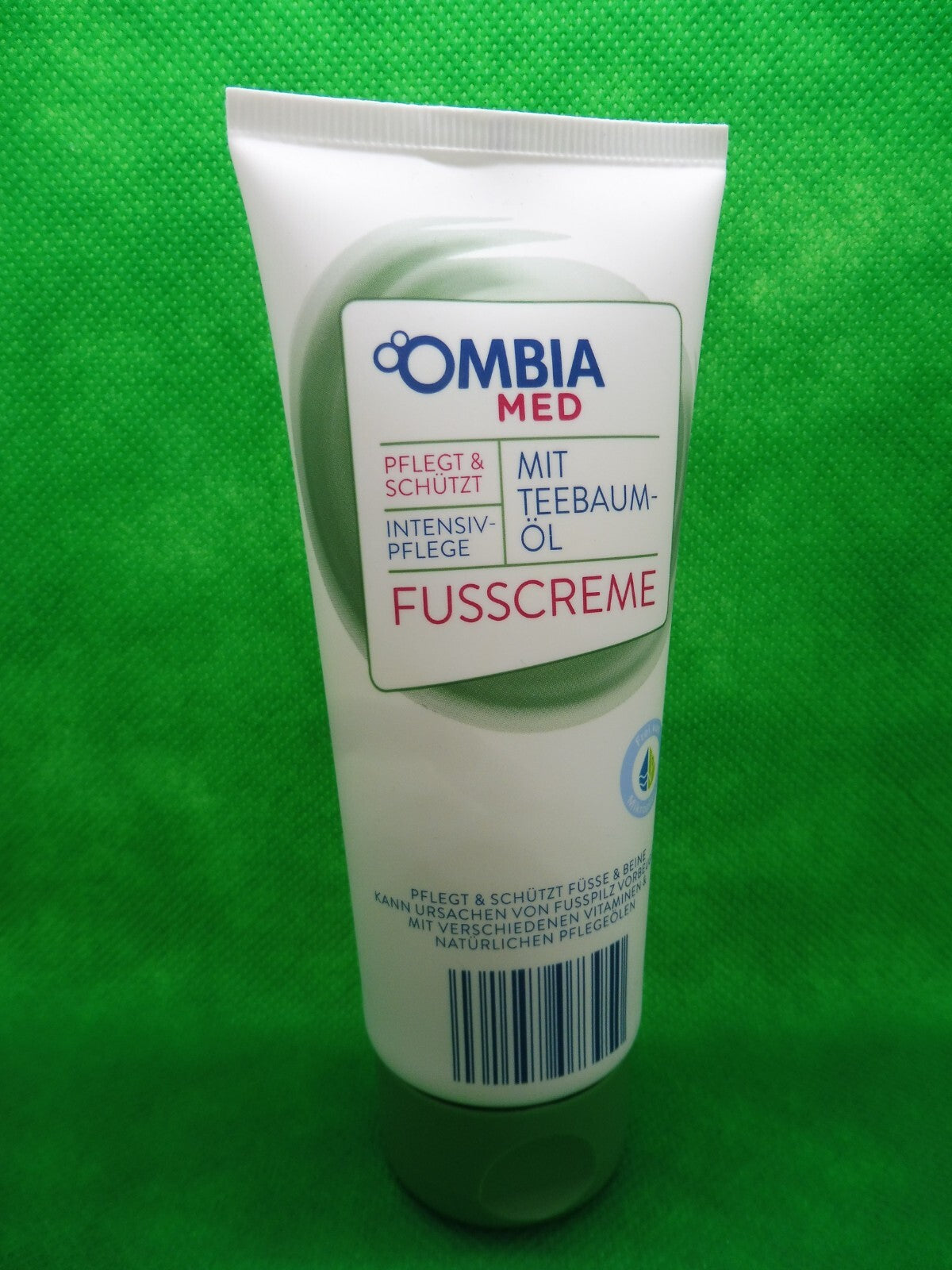 1 x Ombia Med Fusscreme, á 100 ml, mit Teebaumöl (90,00 €/l)