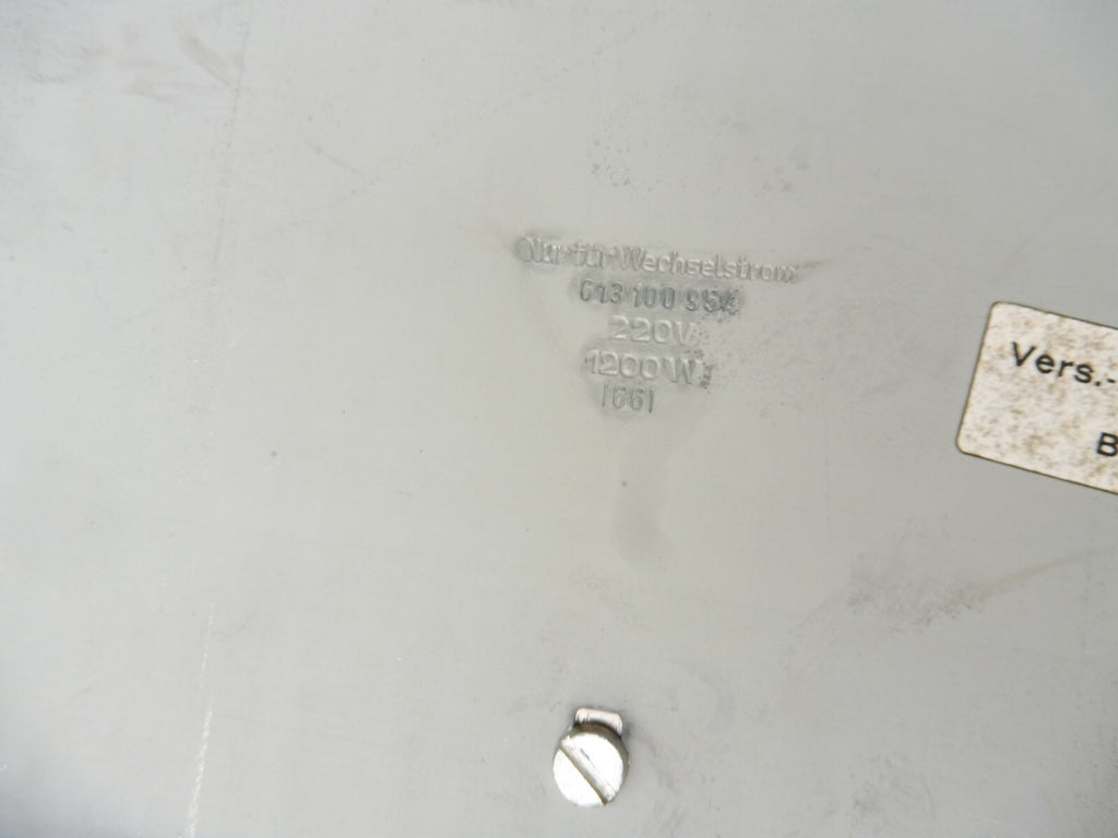 Bundeswehr alte AEG Einzelkochplatte, 1960 er Jahre, Bagalittanschluss, Deko