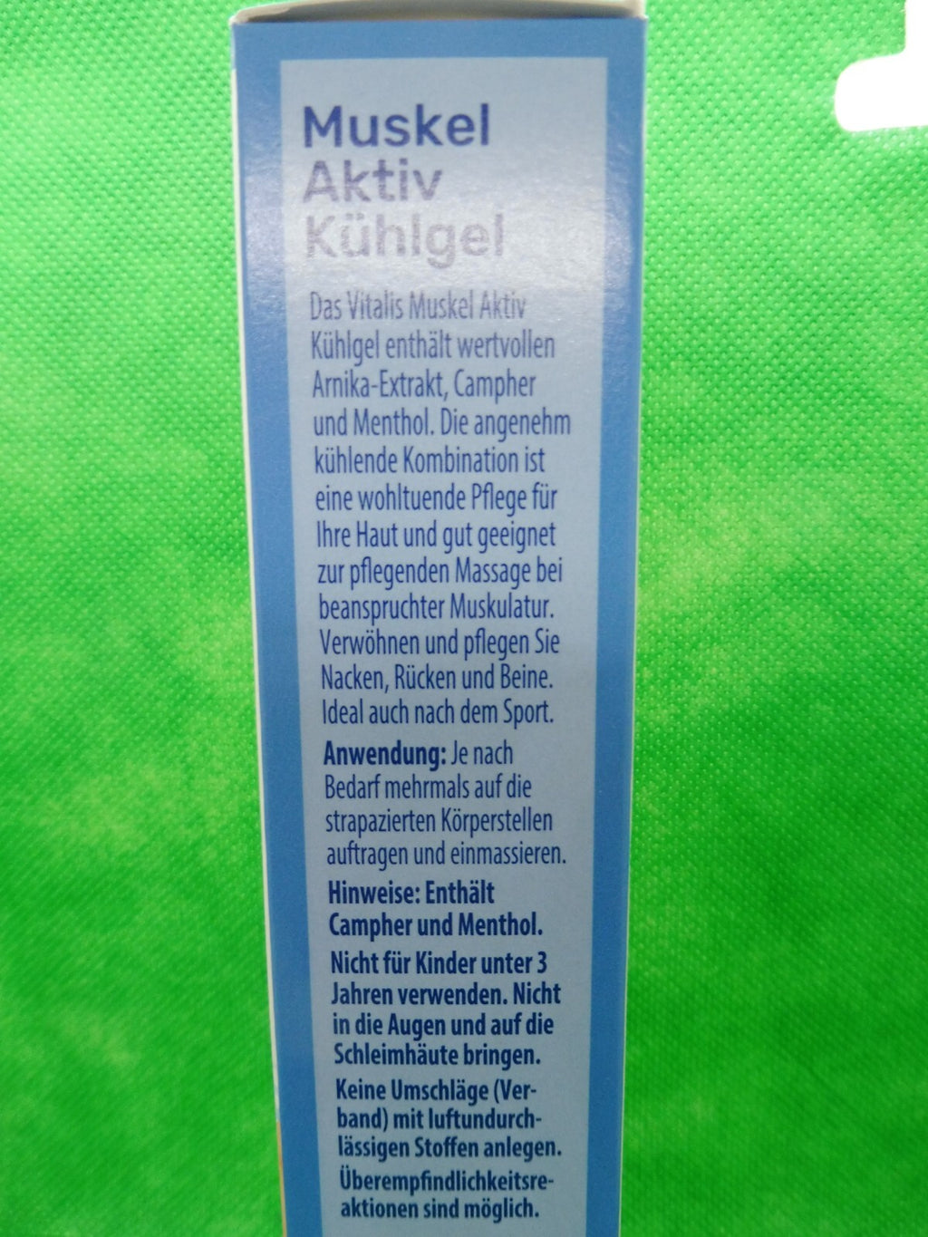 Vitalis Muskel Aktiv Kühlgel, á 100 ml (mit Arnika Extrakt), (120,00 €/L)