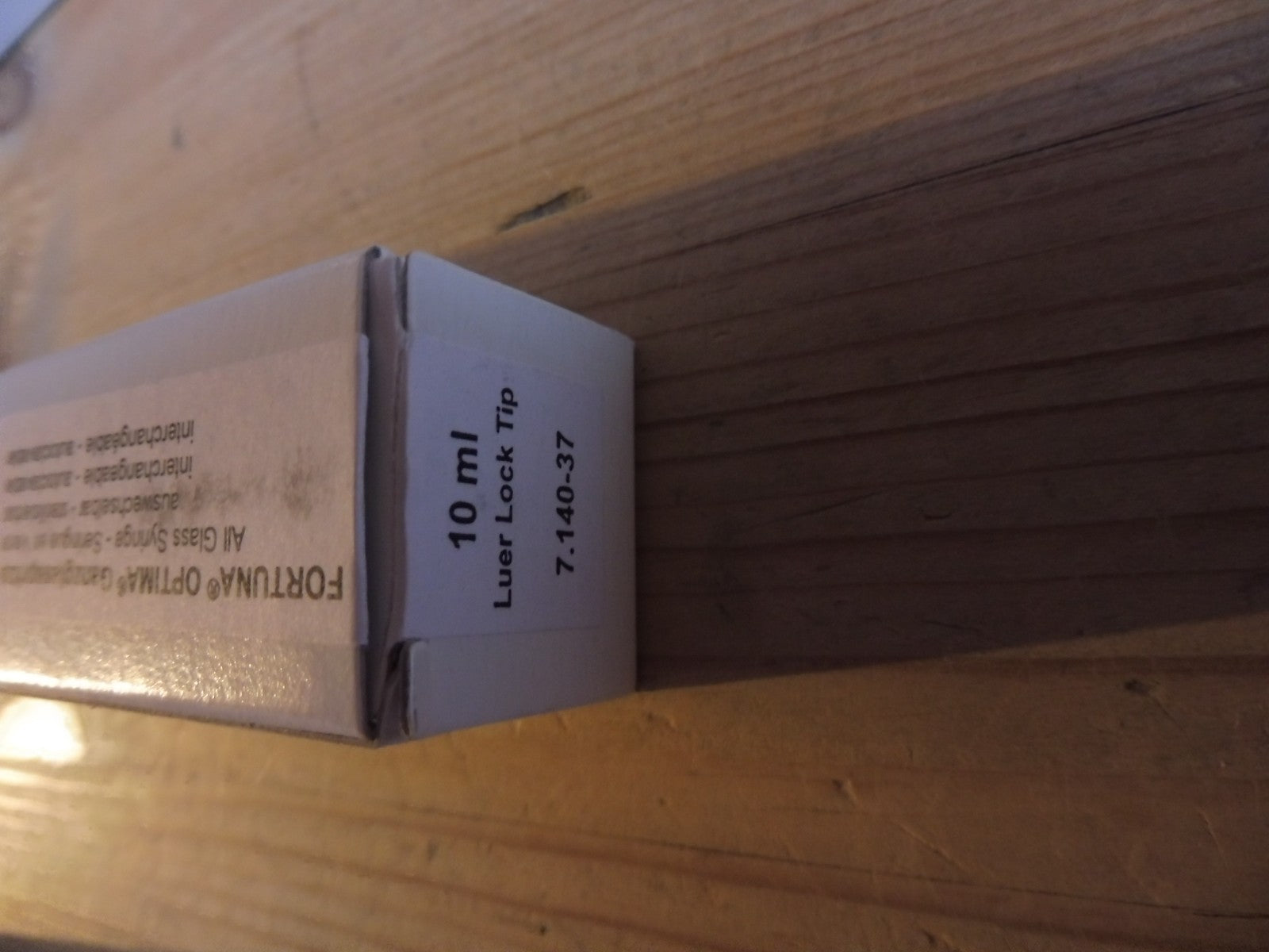 Fortuna® Optima® Ganzglasspritze,  hier: 10 ml (kleinste Verpackung)