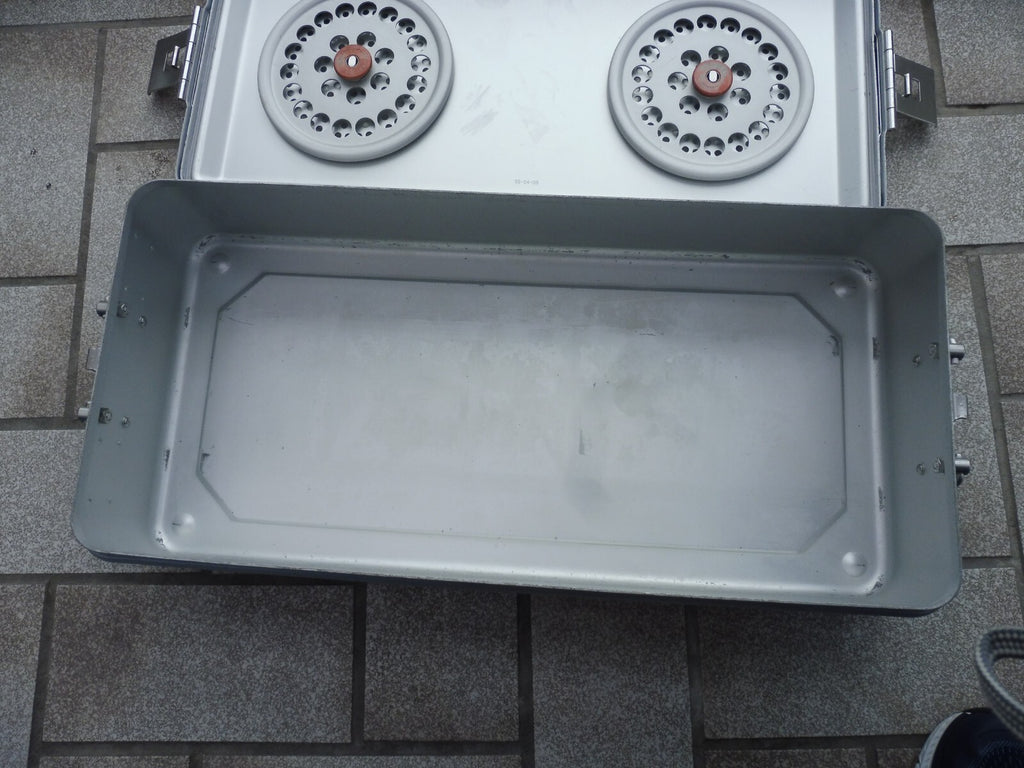 Bundeswehr Alubox, ehemals Sterilisationsbox, ideal für Werkzeug o.ä.