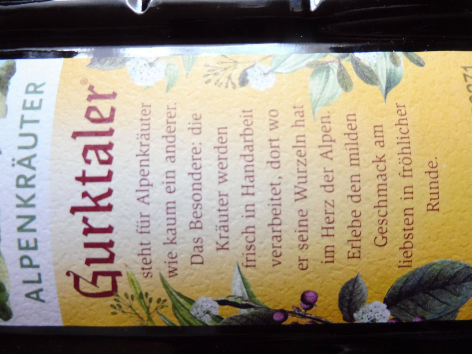 Gurktaler® Der milde Alpenkräuter  (31,43 €/l; 27% vol.; á 0,7 l)