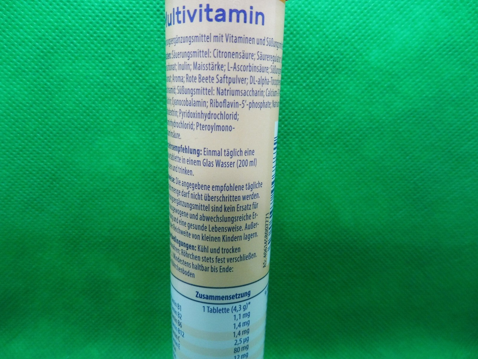 12 x Vitalis® Multivitamin; Geschmack Orange