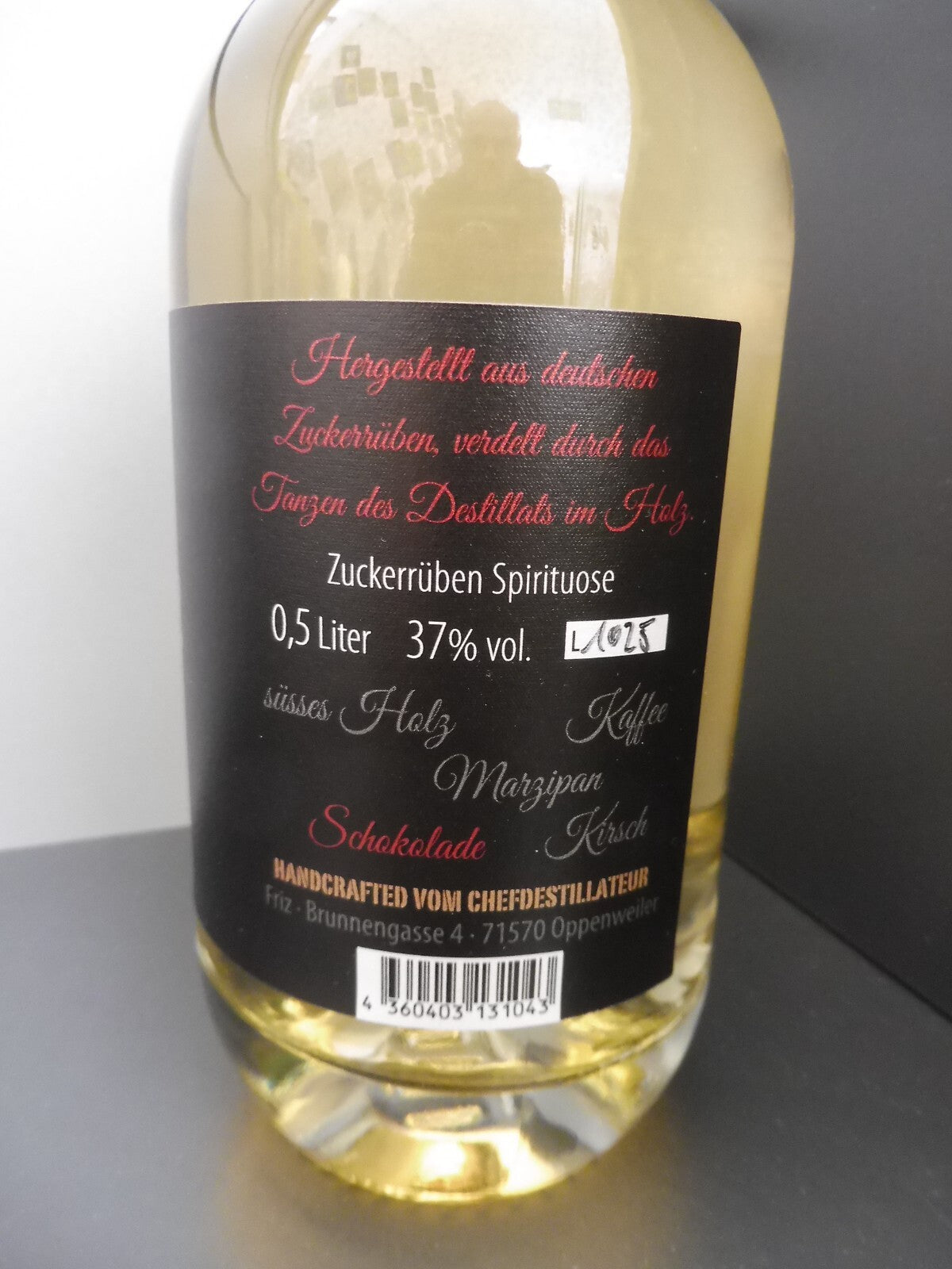 Brennfactum Fässertanz - Zuckerrübenspirituose, á 0,5 L (37% Vol)