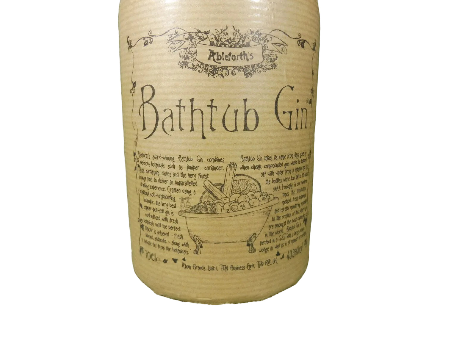 Ableforth´s Bathtub Gin® (43,3% vol.; á 0,7 l)