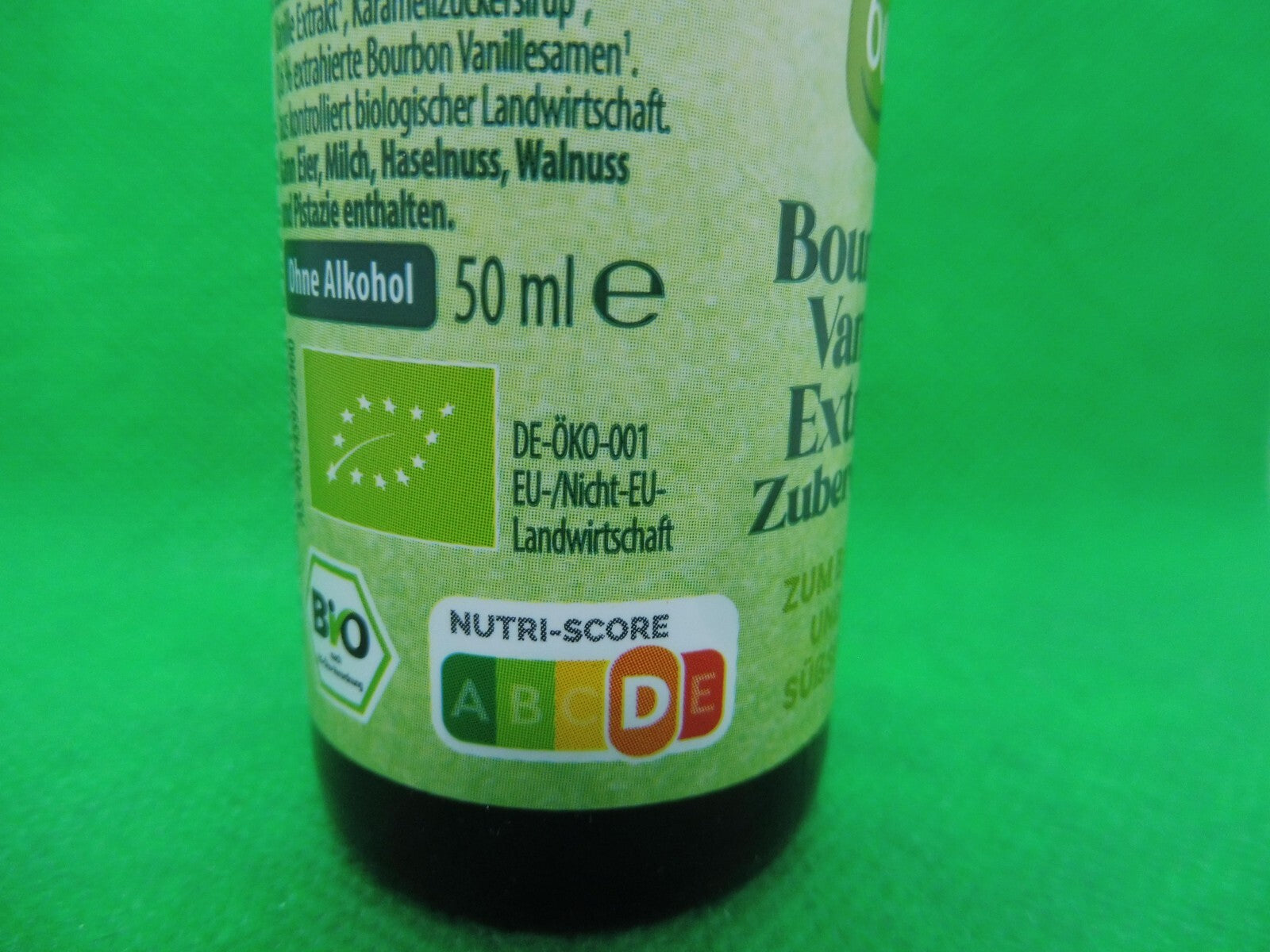 2 x Bio; Bourbon Vanille Extrakt Zubereitung, á 50 ml (140,00 €/L), MHD 05/2027