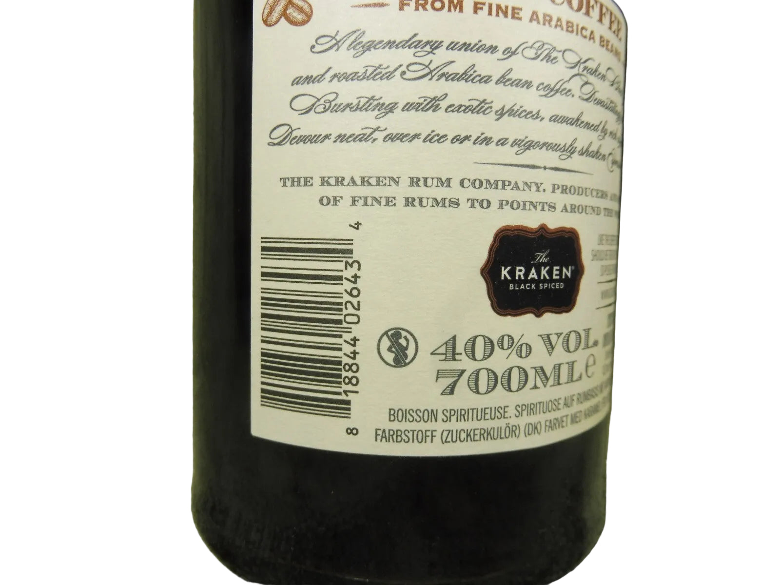 Kraken® Black Spiced Roast Coffee (40 % vol.;  je Flasche á 0,7 l)