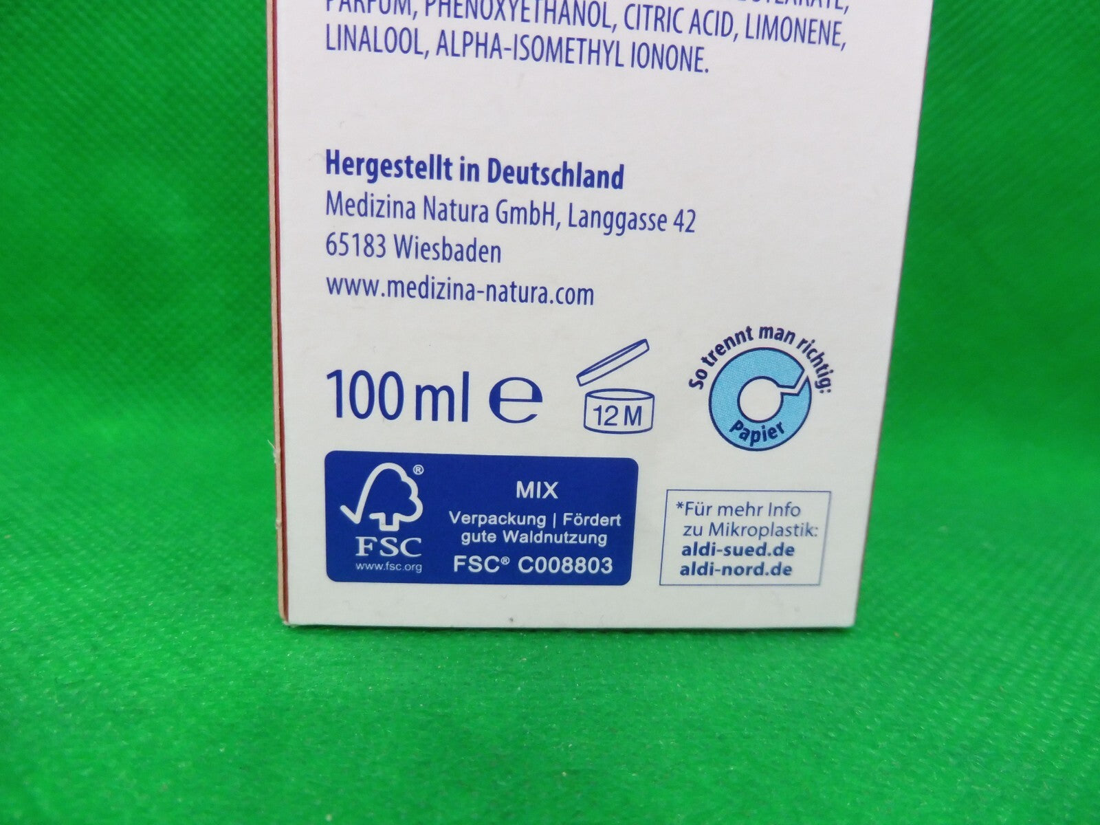 Vitalis Wärme-Pflege-Balsam, á 100 ml m.Beinwelltinktur&äth.Öl, (120,00 €/L)