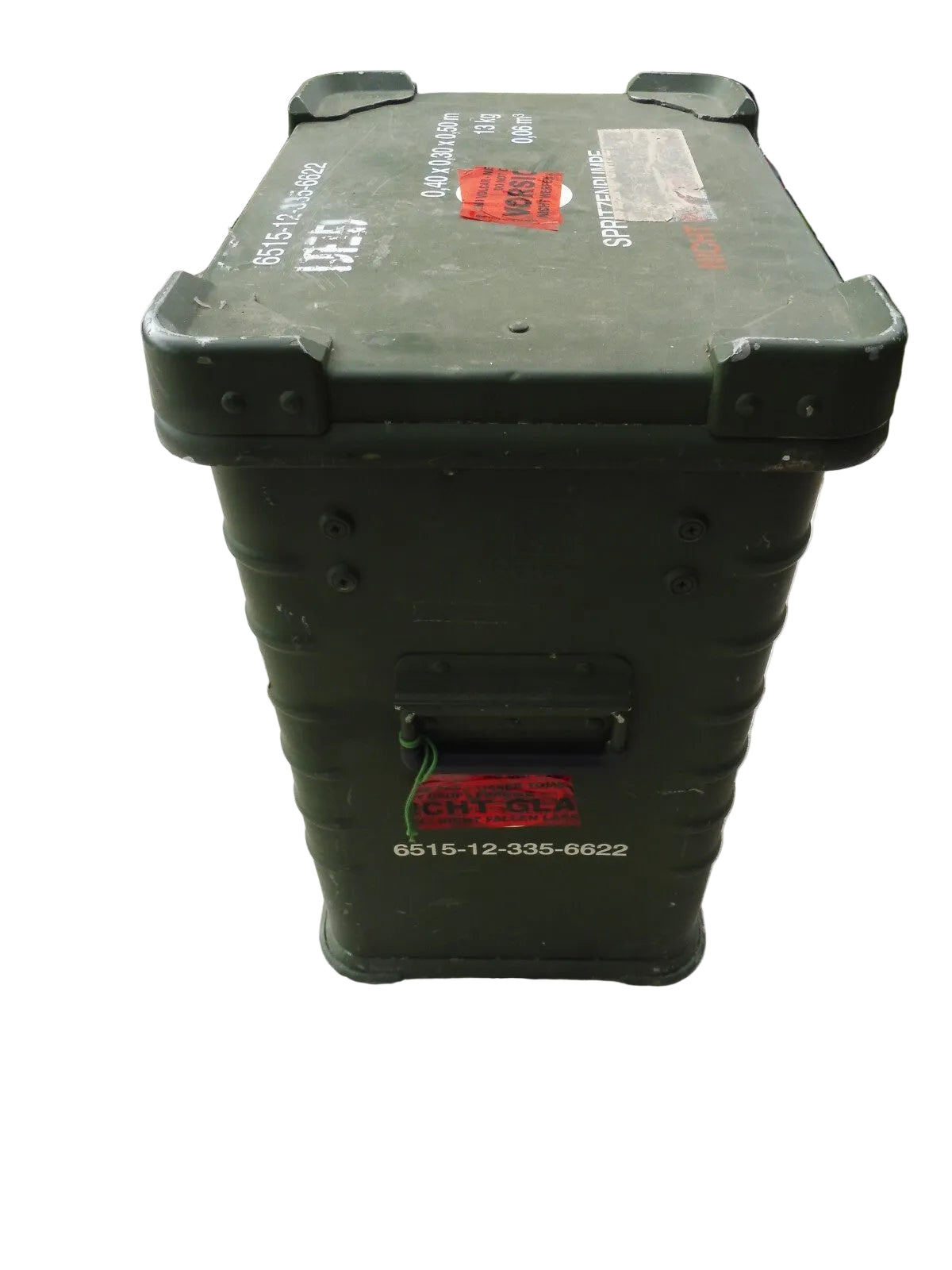 Bundeswehr Zarges-/ Alukiste A10Y (ca. 0,40x0,30x0,50 m) Spritzenpumpe